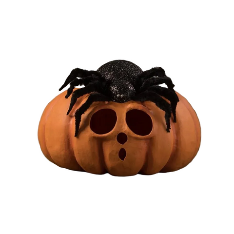 Spider On Pumpkin Jol