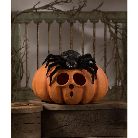 Spider On Pumpkin Jol