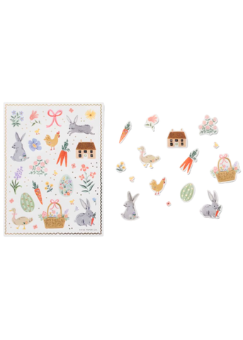 Spring Farm Easter Sticker Set