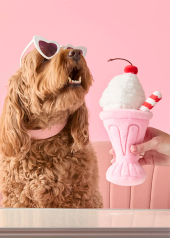 Strawberry Milkshake Interactive Snuffle Toy