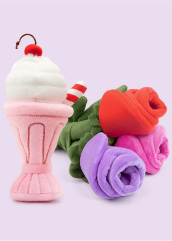Strawberry Milkshake Interactive Snuffle Toy