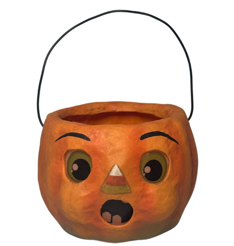 Surprised Candy Corn Pumpkin Bucket