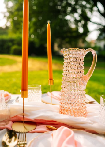 Rosaline Tall Hobnail Pitcher