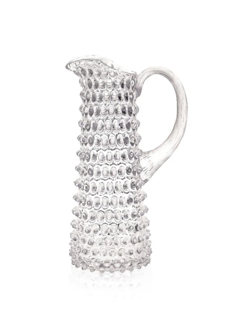 Clear Tall Hobnail Pitcher
