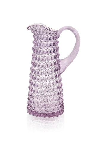 Lilac Tall Hobnail Pitcher