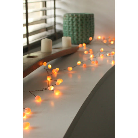 Teardrop Lights In Peach