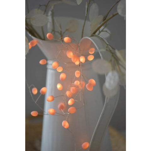 Teardrop Lights In Peach