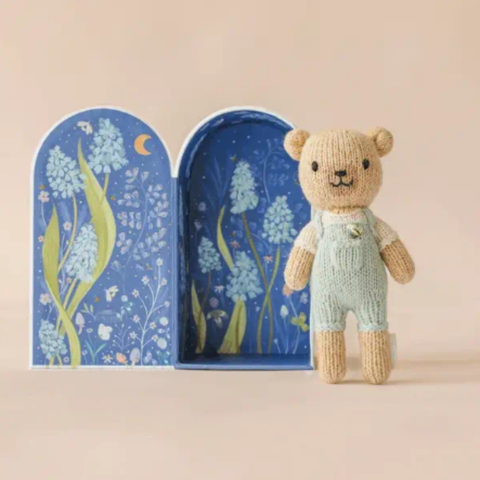 Tiny Charlie The Honey Bear Crochet Doll + His House