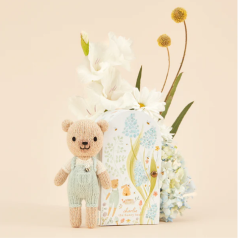 Tiny Charlie The Honey Bear Crochet Doll + His House