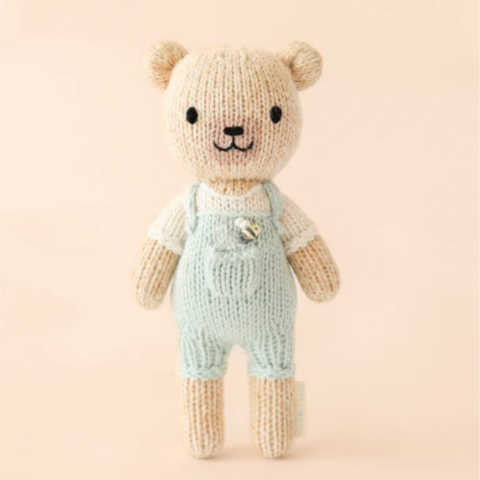Tiny Charlie The Honey Bear Crochet Doll + His House