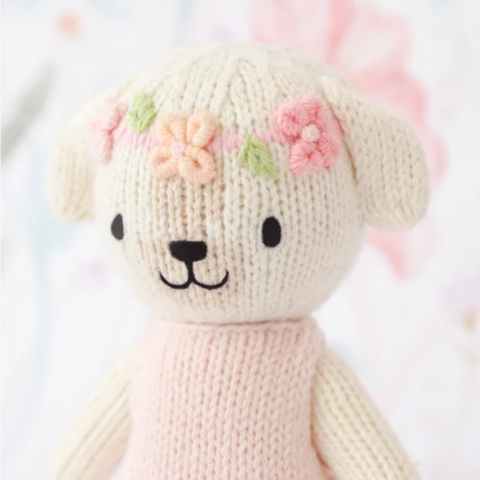 Tiny Charlotte The Dog Crochet Doll + Her House