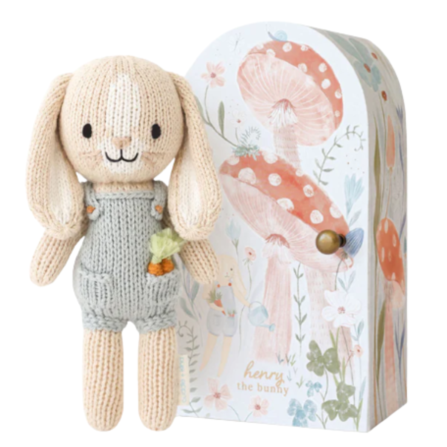 Tiny Henry The Bunny Crochet Doll + His House