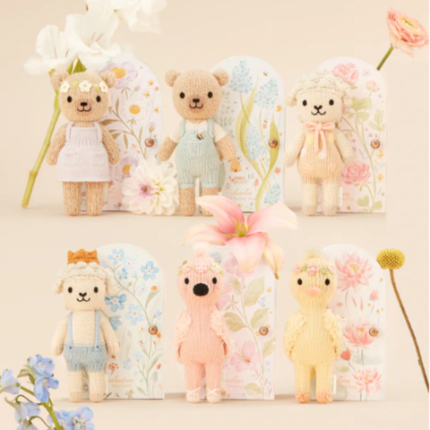 Tiny Lucy The Lamb Crochet Doll + Her House In Pastel