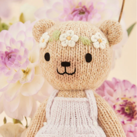 Tiny Olivia The Honey Bear Crochet Doll + Her House