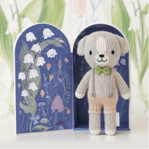 Tiny Noah The Dog Crochet Doll + His House