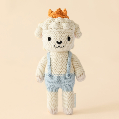 Tiny Sebastian The Lamb Crochet Doll + His House