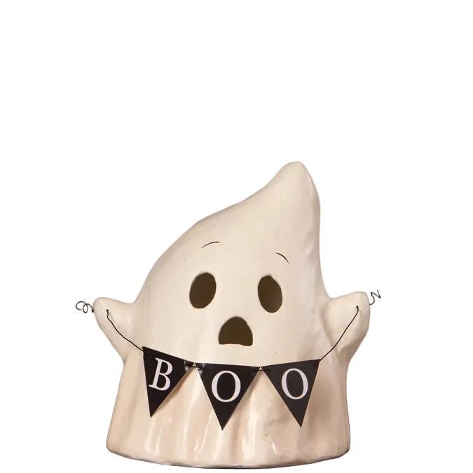 Boo With Banner Luminary