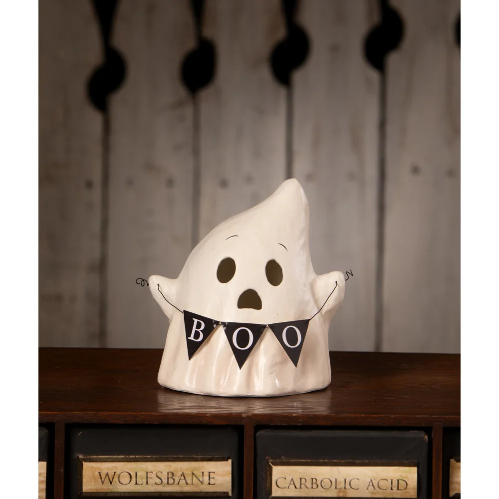 Boo With Banner Luminary