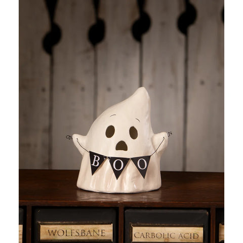 Boo With Banner Luminary