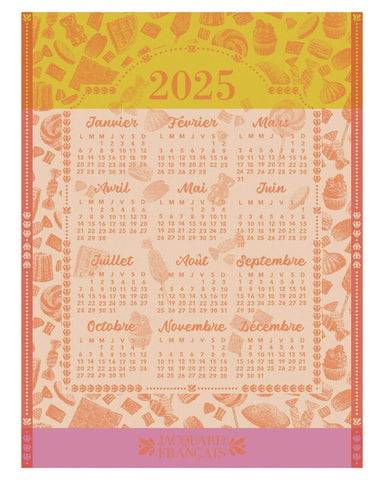 2025 Calendar Kitchen Towel