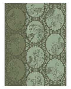 Josephine Tea Towel in Green