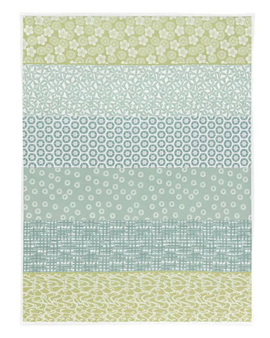 Wagara Tea Towel in Celadon Green