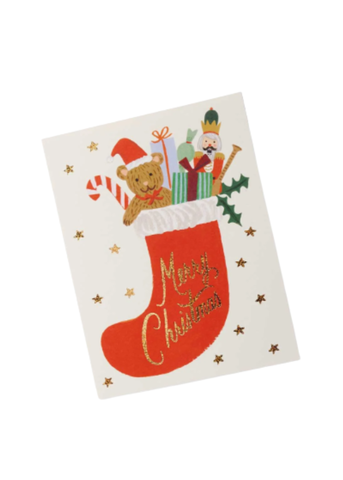 Toy Stocking Greeting Card