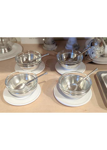 Condiment Uno Bowl w/ Spoon + Saucer Set