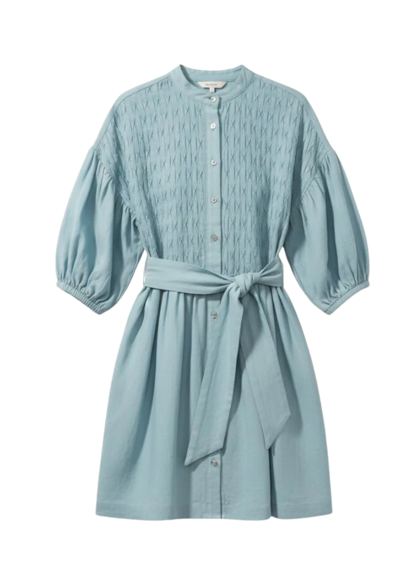 Violet Belted Half Sleeve Mini Dress in Blue