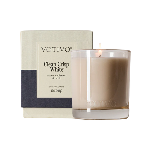 Clean Crisp White 10 oz. Signature Candle