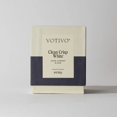 Clean Crisp White 10 oz. Signature Candle