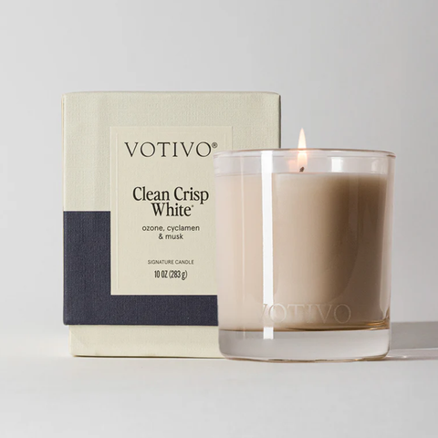 Clean Crisp White 10 oz. Signature Candle