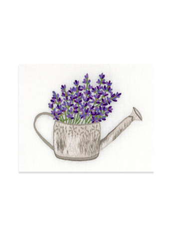 Embroidered Watering Can Everyday Towel