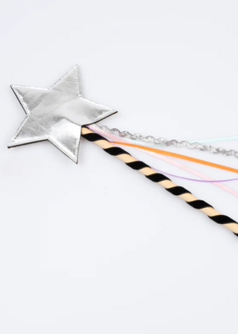 Witchy Tulle Cape, Hat + Wand Set