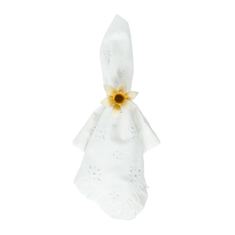 Yellow Meadow Walk Daffodil Napkin Ring
