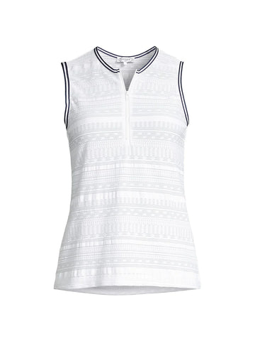 Zip Front Performance Tank