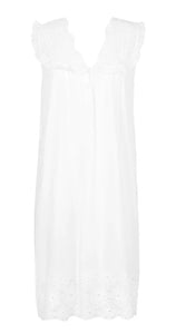 Eloise Eyelet Lace Gown in White