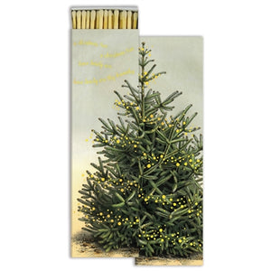 Oh Christmas Tree Gold Foil Box of Long Matches