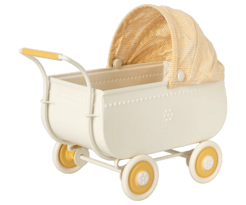 Baby Mouse Pram in Yellow
