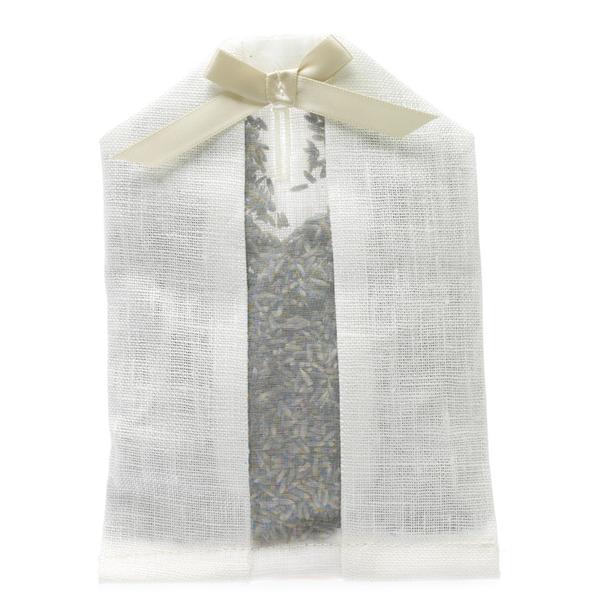 Lavender Scented Linen Hanger Sachet in Ivory