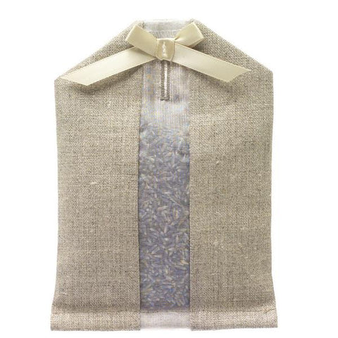 Lavender Scented Linen Hanger Sachet in Natural