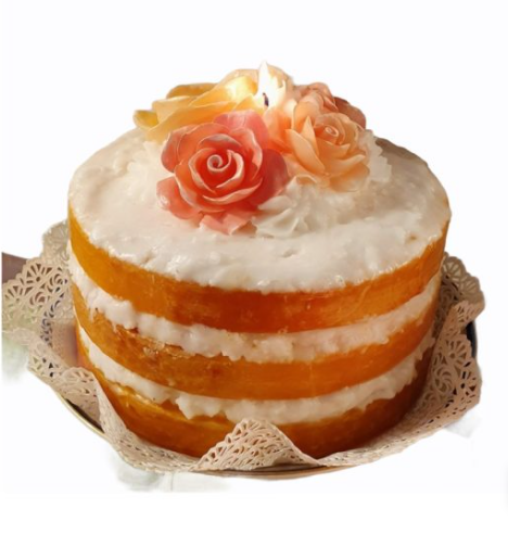 Romantic Rose Layer Cake Candle