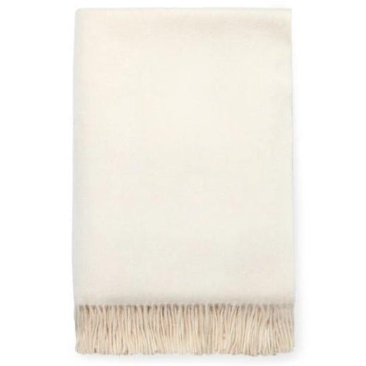 Dorsey Cashmere Throw in Ivory