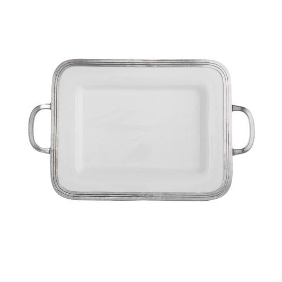 Tuscan Small Rectangular Tray with Handles