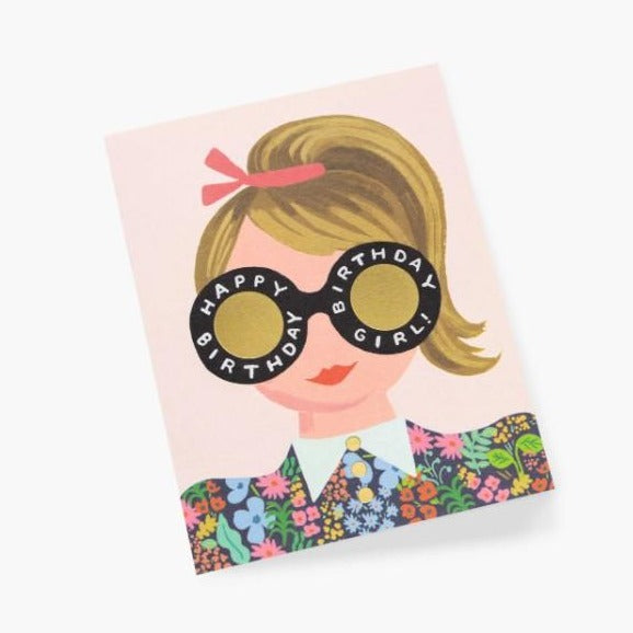 Meadow Birthday Girl Card | European décor for the modern household