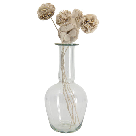 Capelli Vase in Clear Glass