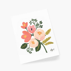 Peony Pink Floral Card