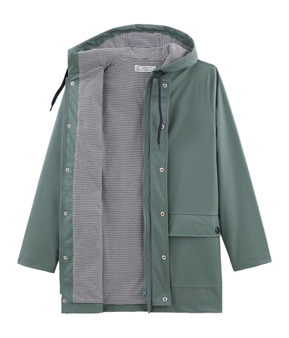 Hooded Rain Jacket in Sage