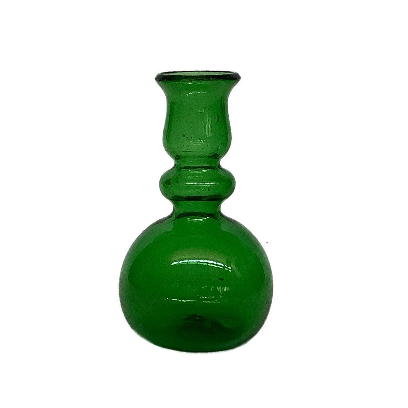 Laveno Montebello Vase in Green Glass