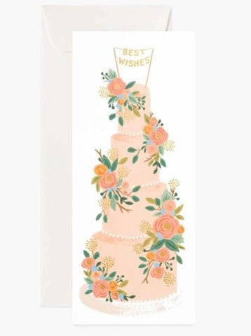 Best Wishes Layer Cake Card